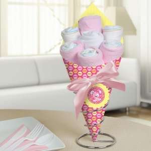  Girl Puppy Dog   Diaper Bouquets   Baby Shower Centerpieces Baby