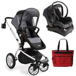 Maxi Cosi CV053PNGKIT Foray Stroller Travel System   Penguin Black