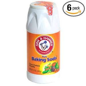  Arm & Hammer Pure Baking Soda 12 oz (340 g) (Pack of 6 