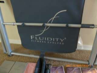 Fluidity Fitness Evolved Exercise Bar System w/ DVD Set Ball and Bands 