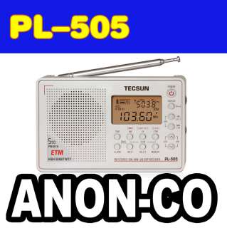 TECSUN PL505 FM STEREO/MW/LW /SW WORLD BAND RADIO  