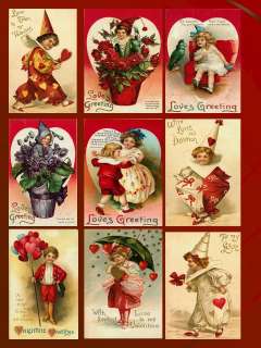 Valentines ~ Vintage Postcards on CD ~ Over 1000 Images  