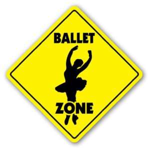  BALLET ZONE Sign xing gift novelty tutu shoes dance nutcracker bar 