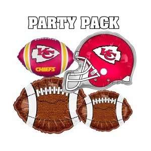  Kansas City Chiefs Party Pack Balloons