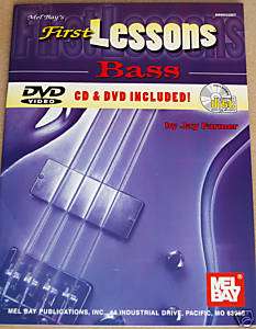 FIRST LESSONS BEGINNING BASS GUITAR BOOK/CD/DVD  