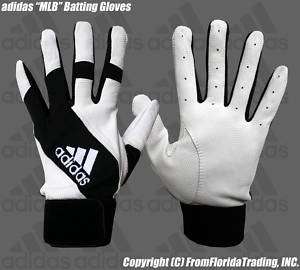 adidas Batting Gloves MLB(M)White x Black  