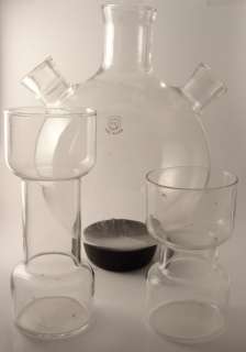   Pieces   PYREX Chemistry Set 3000 ML Boiling Flask 3 Necks   2 Beakers