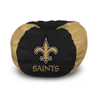   Orleans Saints NFL Team 102 Round Cotton Duck Bean Bag Chair  