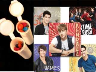 Big Time Rush party favors 10 candy tubes  