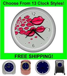   of Love / Lips   Travel, Jewelry Case, Desk, & Wall Clocks   CL1459