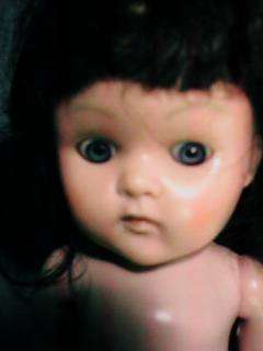 Strung Ginny Doll w Blue Tri Color or Transitional Eyes  