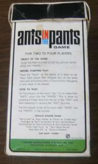 Ants in the Pants 1969 Schaper Board Game  