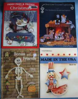   Painting Christmas Halloween Holiday Pattern lot of 4 Books Nativity