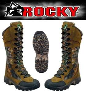 ROCKY Mens STRIKER Waterproof SNAKEPROOF Hunting Boots  