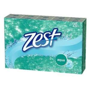  Zest Bar Soap Aqua 4oz Bar Soaps   20 Bars Health 