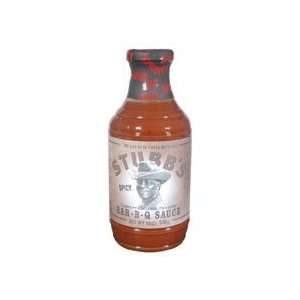 Stubbs Spicy Barbeque Sauce 18oz Bottle  Grocery 