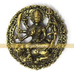 Umathevi Uma Devi Hindu Goddess brass PENDANT necklace  