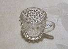 Antique OK Hobnail Penny Candy Miniature Glass Cup, Mug or Scoop