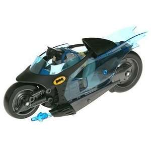  Batman Animated Figure and Vehicle Batcycle Toys & Games