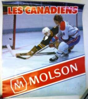Original 1982 83 Molson Montreal Canadiens Calendar  