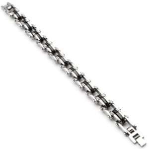    Spikes 316L Stainless Steel Bicycle Chain Bracelet Jewelry
