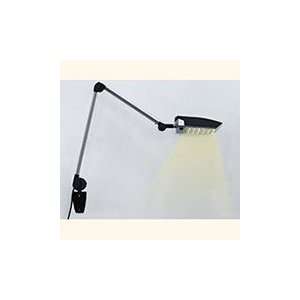   Fluorescent Office Task Lamp with Desk Clamp   Black