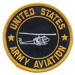  U.S. Army Aviation Patch Black & Yellow 3 Patio, Lawn 