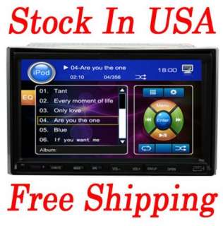 Din 7Touch LCD Car Radio Indash Stereo DVD CD Player  