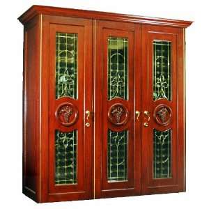  Maple Reserve 560 Bottle Three Door Wine Cabinet Furniture & Decor