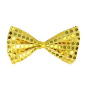  Gold Sequin Bow Tie ~ Fun Costume Party Accessories 