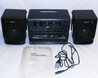 Sony Shortwave Radio CFS W435S Cassette Player Recorder HTF Works Has 