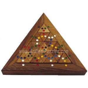    Color Match Triangle   Wooden Puzzle Brain Teaser Toys & Games