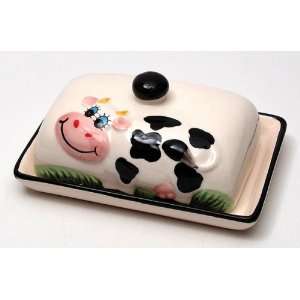  Smiley Cow Butter Dish 