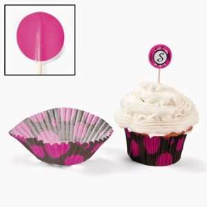   Baking Cups With Picks   Party Decorations & Cake Decorating Supplies