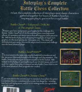 Battle Chess Collection PC CD game + II, chinese, 4000  