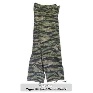  Tiger Stripe Camo BDU Pants Large   paintball apparel 