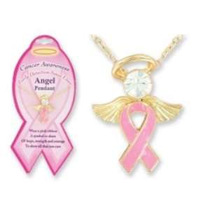  Breast Cancer Awareness Angel Tac Pin   Lead Safe Case 