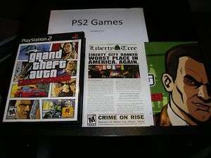 Grand Theft Auto Liberty City Playstation PS2 Complete  