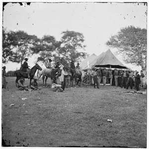    Fredericksburg,Va. Soldiers filling canteens