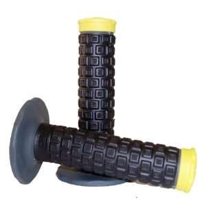  PRO TAPER PILLOW TOP LITE MOTORCYCLE GRIPS   YELLOW   RM 