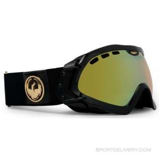 DRAGON MACE Goggles Jet Gold Ionized Ski Snowboard NEW  