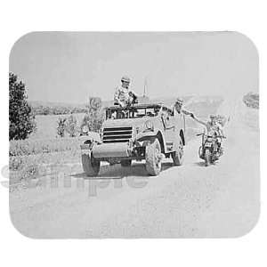  M3 White Scout Car Mouse Pad 