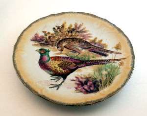 Pheasant Collector Plate bird vintage RARE   