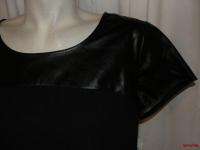   NWT ALLEN B. SCHWARTZ Black Combo Short Sleeve Dress Size 14 L  