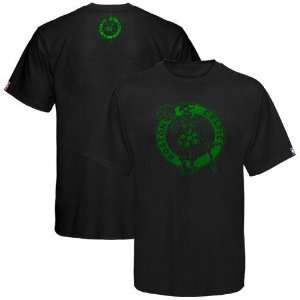  Boston Celtics Black Raised Foil T shirt (Large) Sports 