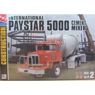   AMT International PAYSTAR 5000 Cement Mixer Truck Model Kit 125 Scale