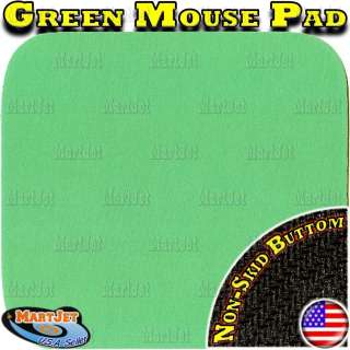 Green Fabric Rubber Mouse Pad Computer Mousepad PC Laptop Optical Mice 