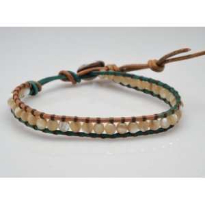  Chan Luu Single Wrap Bracelet with Natural Mother of Pearl 