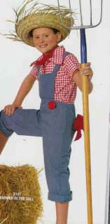 FARMER INTHEDELL2147,BOY OVERALLS,COUNTRY DANCE COSTUME  