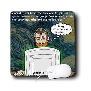   Cartoons   Van Gogh and Internet Chat Rooms   Mouse Pads Electronics